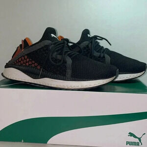 PUMA IGNITE NETFIT TSUGI BLACK/ORANGE SNEAKERS
